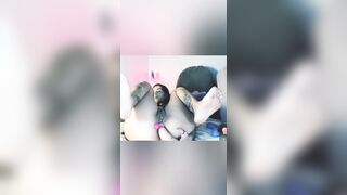 Ligiacute training her slender asshole with buttplug and a HUGE FUCKING SMOOTHIE VIBRATOR