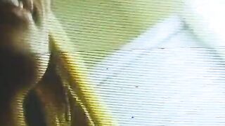 Beauty blonde lesbians eat each other's cunts and sex toy-boned outside