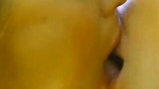 Beauty blonde lesbians eat each other's cunts and sex toy-boned outside