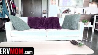 PervMom - Hot Stepmom Leaves Her Clueless Hubby Waiting for Her While She Gaggs On Stepson's