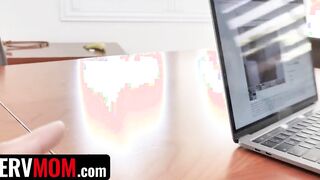PervMom - Curvy Cougar Willing To Slobber On Long Penis Just To Make Vulgar Stud Graduate