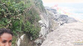 Gang Bang with Beauty slender making pirocudos happy inside Praia inside Rio de Janeiro