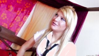 Anal Defloration Sex for Adorable 19 Year Old Shana Spirit by White Monster Dick