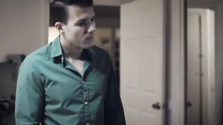 Stepson makes stepmom jerk off his penis
