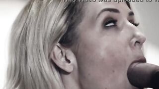 Stepson makes stepmom jerk off his penis