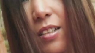 Lusty Hottie likes it when she puts a long vibrator inside her soak snatch