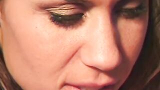 babe beauties got down to some lip locking and snatch blowing
