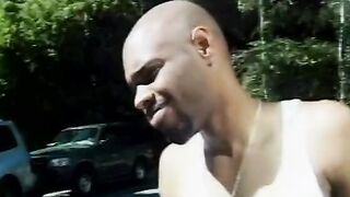 African whore gets really big ebony dick into her deep but tight snatch