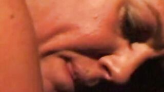 sexy blonde driver blows her passenger's rough dick inside the front seat of cab