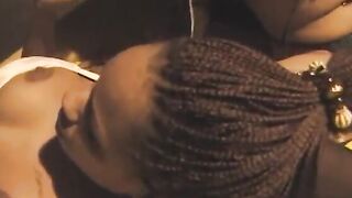 Freaky Goddess touches their sweet tits before a steamy affair