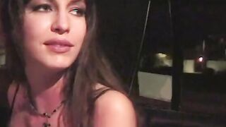 Turned On sexy moans as a long cock penetrate her soak vagina