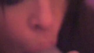 Turned On sexy moans as a long cock penetrate her soak vagina
