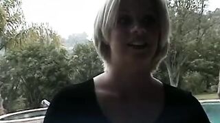 Adorable lesbo Cutie moans as her snatch gets licked on the couch