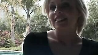 Adorable lesbo Cutie moans as her snatch gets licked on the couch