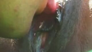 Sexual stud lays down and lets Bombshell Goddess suck his rough penis