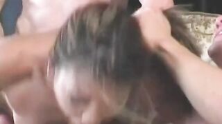 2 lucky men pounded the shit out of this babe young double penetration chinese freak bimbos