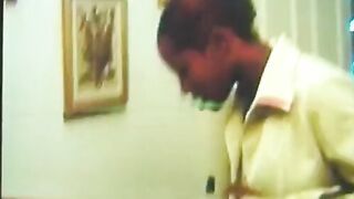 Super Sexy hot moans as her soak twat is screwed rough by a long african pole