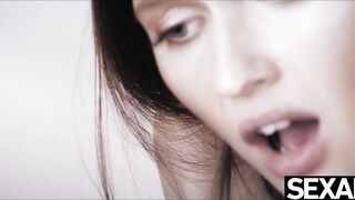 Her Beauty long titted swing when her mistress fucks her doggy style