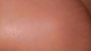 Lusty man gets his penis treated to some blowing on a bed