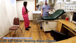 SFW BTS From Blaire Celeste's Don't Tell Doc I Cum On The Clock, Sexual Nurse Plans