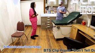 SFW BTS From Blaire Celeste's Don't Tell Doc I Cum On The Clock, Sexual Nurse Plans