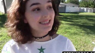 Leana Lovings and Kira Perez recruit Mackenzie Mace to do a sex sex tape. Mackenzie's bf approves of letting her got fuck.