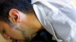 French amateur lovers does their first casting scene