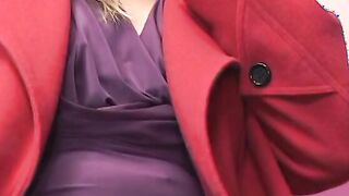 Goddess blonde takes a rough deep giant dick up her juicy pussy