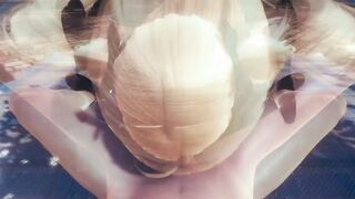 Genshin Impact Animated - point of view Fischl Fellatio and cum at her face - Japanese chinese Manga Cartoon Game Porn