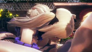 Genshin Impact Animated - point of view Fischl Fellatio and cum at her face - Japanese chinese Manga Cartoon Game Porn
