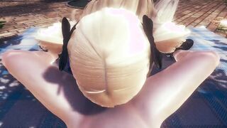 Genshin Impact Animated - point of view Fischl Fellatio and cum at her face - Japanese chinese Manga Cartoon Game Porn