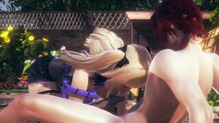 Genshin Impact Animated - point of view Fischl Fellatio and cum at her face - Japanese chinese Manga Cartoon Game Porn