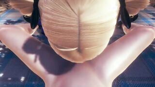 Genshin Impact Animated - point of view Fischl Fellatio and cum at her face - Japanese chinese Manga Cartoon Game Porn