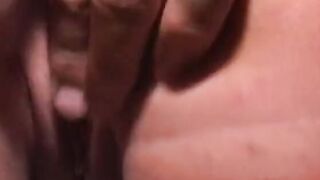 2 ebony men banged the mouth and snatch of this thick dark haired Hot cougar