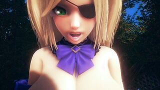 Genshin Impact Animated - pov Fischl cowgirl fucking - Japanese eastern Manga Hentai Game Porn