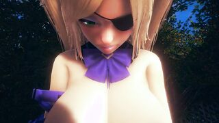 Genshin Impact Animated - pov Fischl cowgirl fucking - Japanese eastern Manga Hentai Game Porn