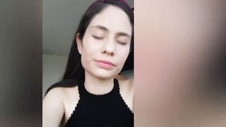 Perverted step-daughter harasses her stepfather