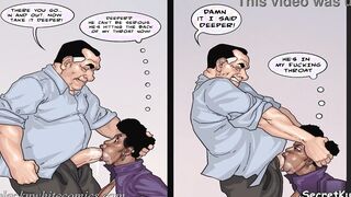 The Mayor Season four Ep. 7 - Curvy Black Dyke Butch gets Hard Deep Throat Face banged! from Monster Penis Politician