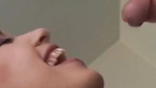 Young milf deep throats studs rough dick