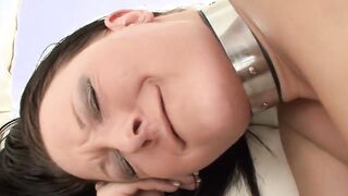 Fantastic darling plays with her sex toy before fucking
