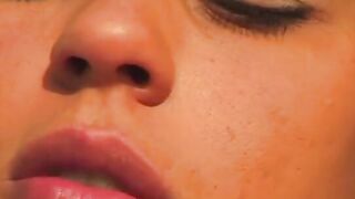 Superior women loves to blow long penis and to take it deep throat in her soak hole