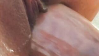 Superior women loves to blow long penis and to take it deep throat in her soak hole