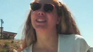 Hottie Goddess with nice round butt gets her twat licked from the back