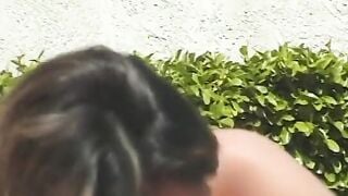 Hung stud buries his rough dick in hot coeds soak snatch from behind