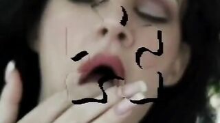 Hot dark hair Enjoying it as she takes a big dick inside her mouth and gets banged!