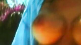 sexy cuttie loving as a long pole penetrated soak twat outdoor