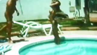 sexy cuttie loving as a long pole penetrated soak twat outdoor