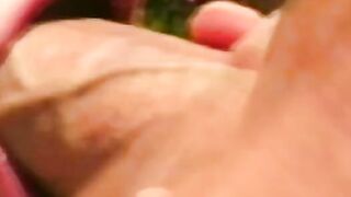 Perfect sexy Enjoying it as her soak vagina is boned rough by a long penis