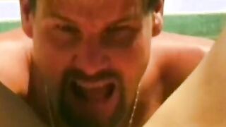 Perfect sexy Enjoying it as her soak vagina is boned rough by a long penis