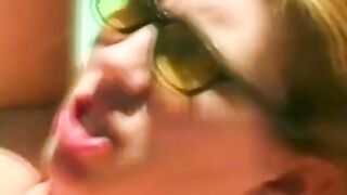 Perfect sexy Enjoying it as her soak vagina is boned rough by a long penis